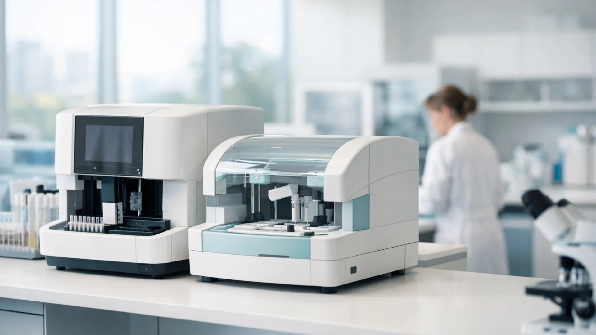 Σύγχρονο διαγνωστικό εργαστήριο Genetic Vision Labs με εξοπλισμό εργαστηριακών αναλύσεων